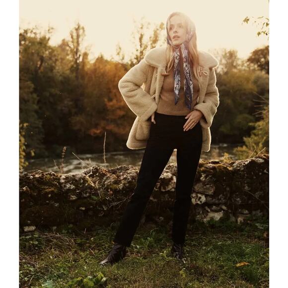 B44 Doen Lena High Rise Vintage Straight Jeans Black Womens 28 Old Money - Picture 3 of 13